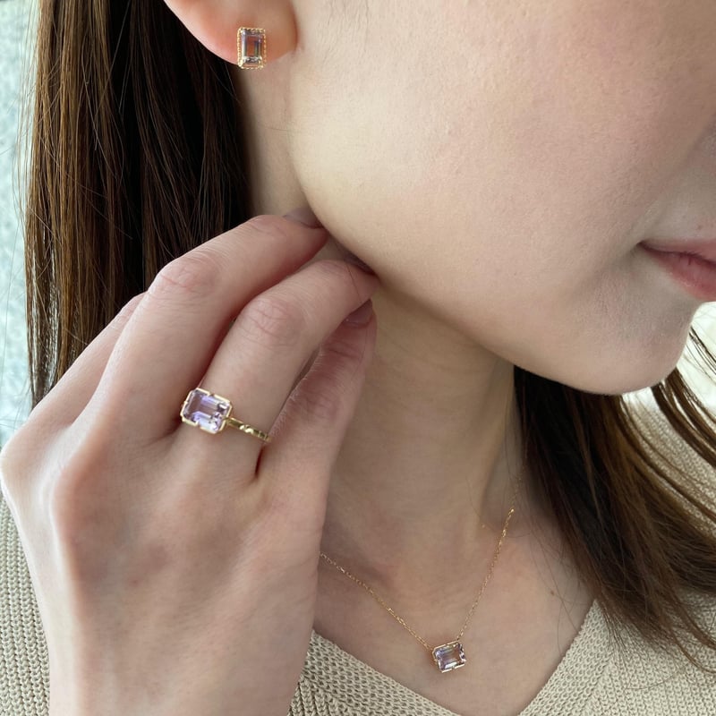 K10YG アメトリン ピアス | VERITEOnline-Shop｜ラグジュアリー