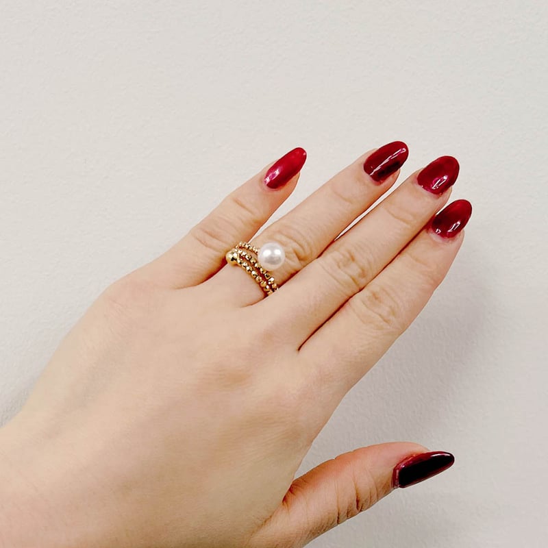 K18YG アコヤパール リング | VERITEOnline-Shop｜ラグジュアリーなトレ 