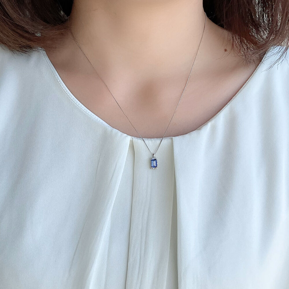 PTタンザナイト/ダイヤモンド ネックレス 134508160000