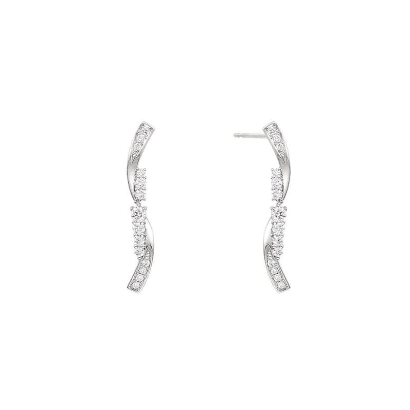 PT900/950ダイヤモンド ピアス 114808020320 | VERITEOnline