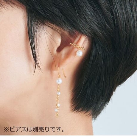 K10YG アコヤパール イヤーカフ 111708070018