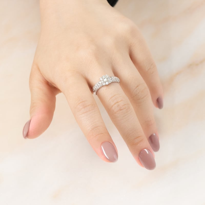 PT900 ダイヤモンド リング | VERITEOnline-Shop｜ラグジュアリーなトレ 