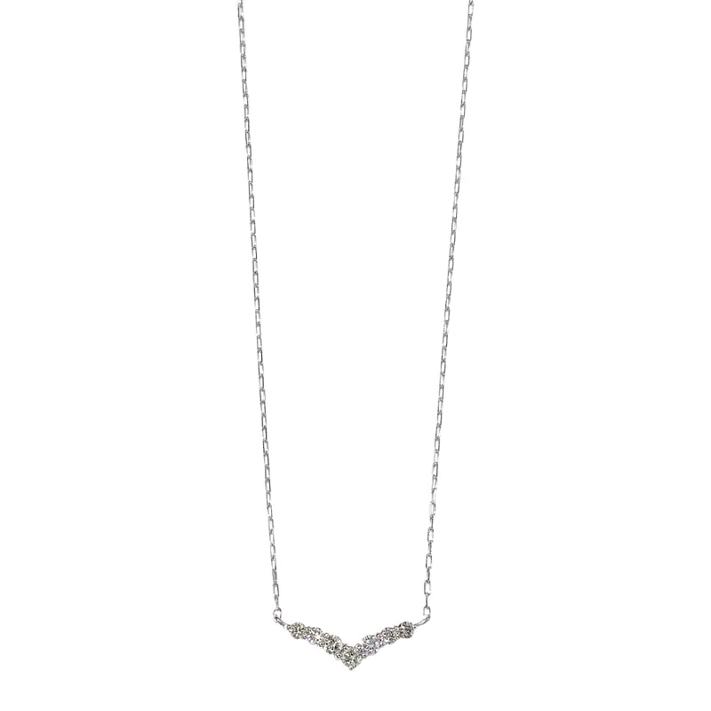 匿名配送☆コーデ*プラチナPt850/900天然ダイヤモンドネックレス セビアン 匿名配送☆コーデ*プラチナPt850/900天然ダイヤモンドネックレス セビアン