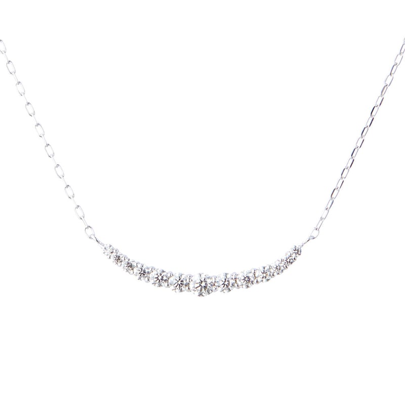QIREINI K18WG ダイヤモンドネックレス | VERITEOnline-Shop｜ラ