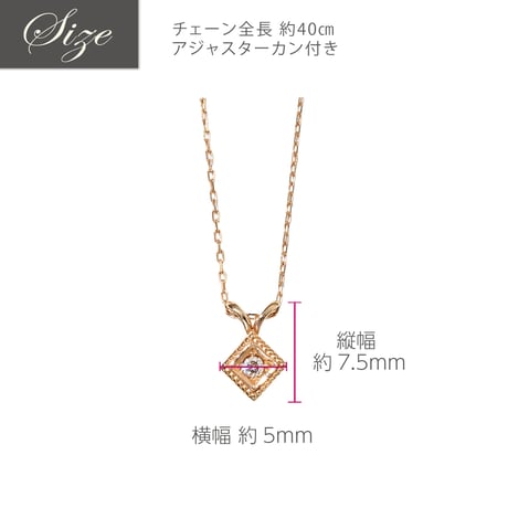 K10YG ダイヤモンド ネックレス 111708060050