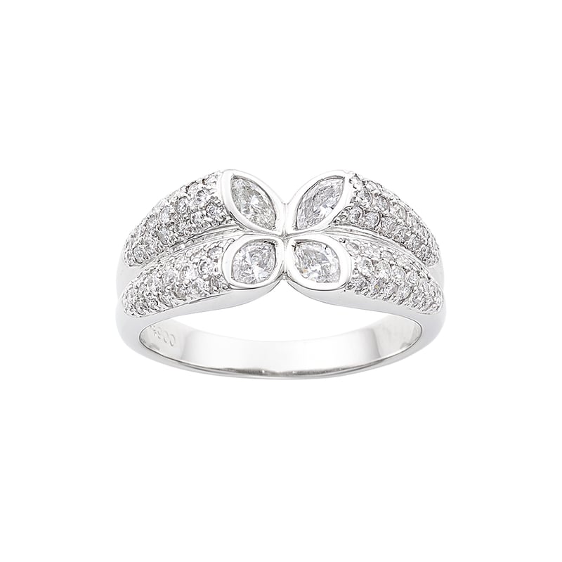 PT900 ダイヤモンド リング 134508160023 | VERITEOnline-Sh