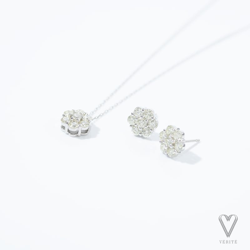 PT900 / PT950 ダイヤモンド ネックレス 125208160013 | VERIT