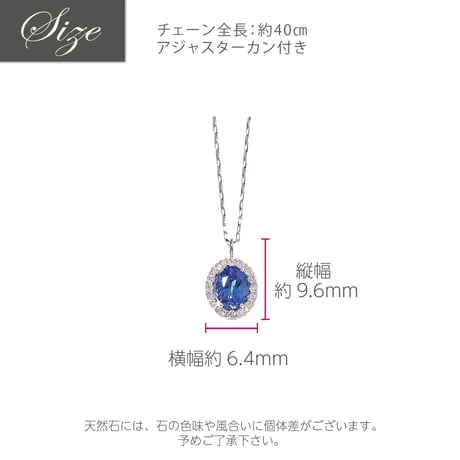 PT900 / 950 タンザナイト / ダイヤモンド ネックレス 125208020317