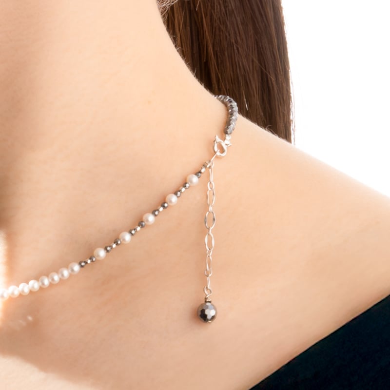 SV 淡水パール / テラヘルツ ネックレス | VERITEOnline-Shop