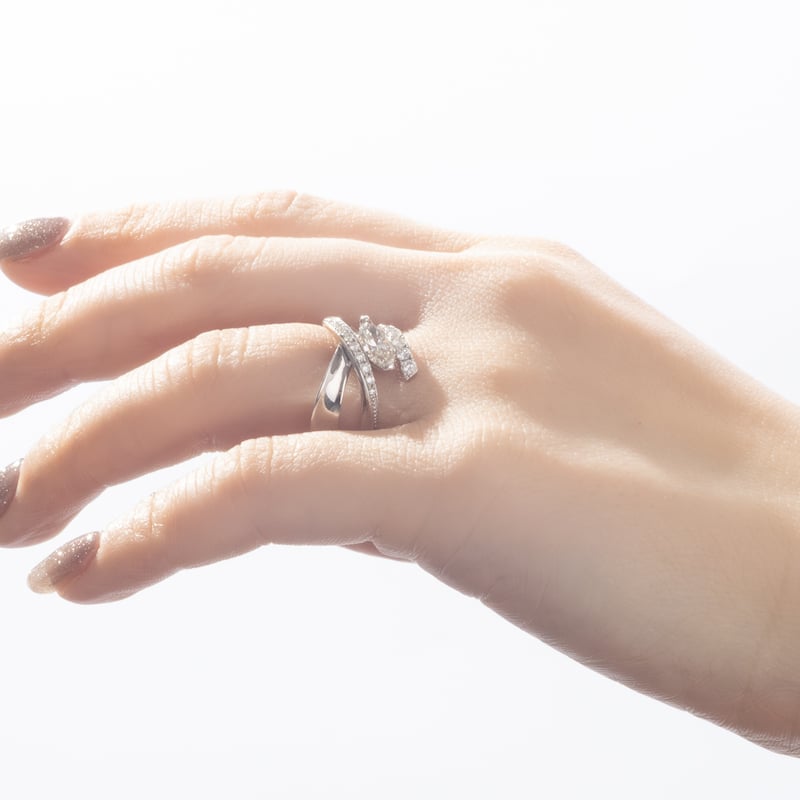 PT900 ダイヤモンド リング 134508020214 | VERITEOnline-Sh