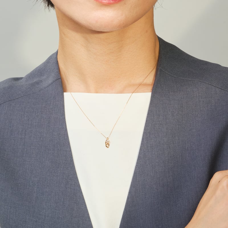 K10YG ダイヤモンド ネックレス 118208020469 | VERITEOnline-
