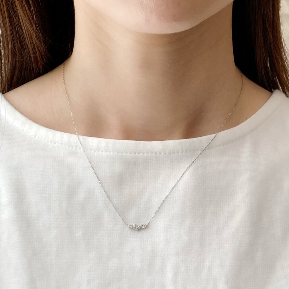 PT900/850 ダイヤモンドネックレス | VERITEOnline-Shop｜ラグジュア 