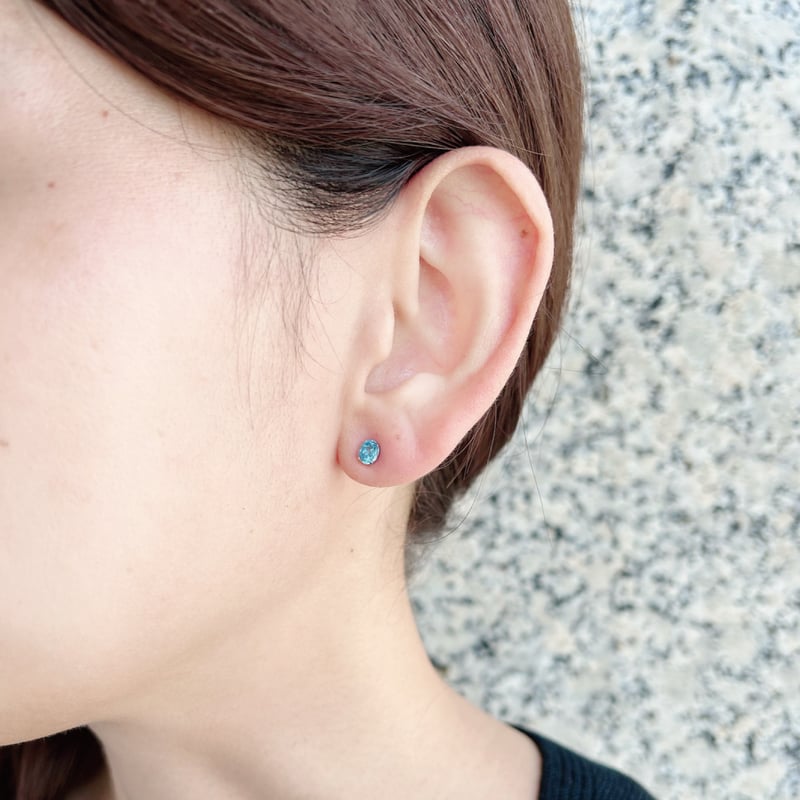 PT900 ブルートパーズ ピアス | VERITEOnline-Shop｜ラグジュアリーなト