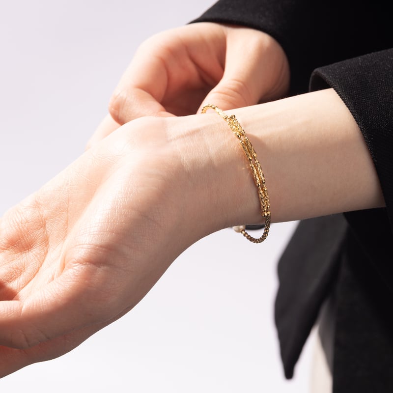 K18 アコヤパール6段ブレスレット K18YG アコヤパール ブレスレット 131208160026 | VERITEOnline