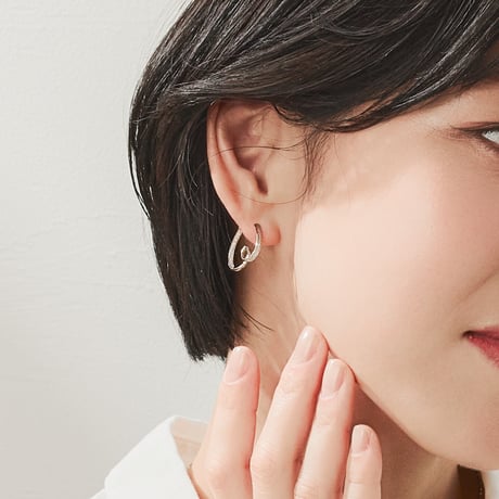 K18 EARTH GOLD ダイヤモンド ピアス（シングル右用） 103808080187