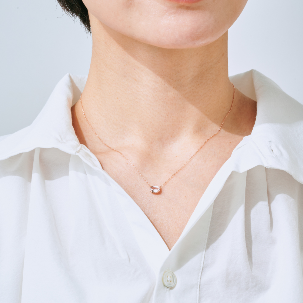 K10PG モルガナイト ネックレス 113808060215 | VERITEOnline-