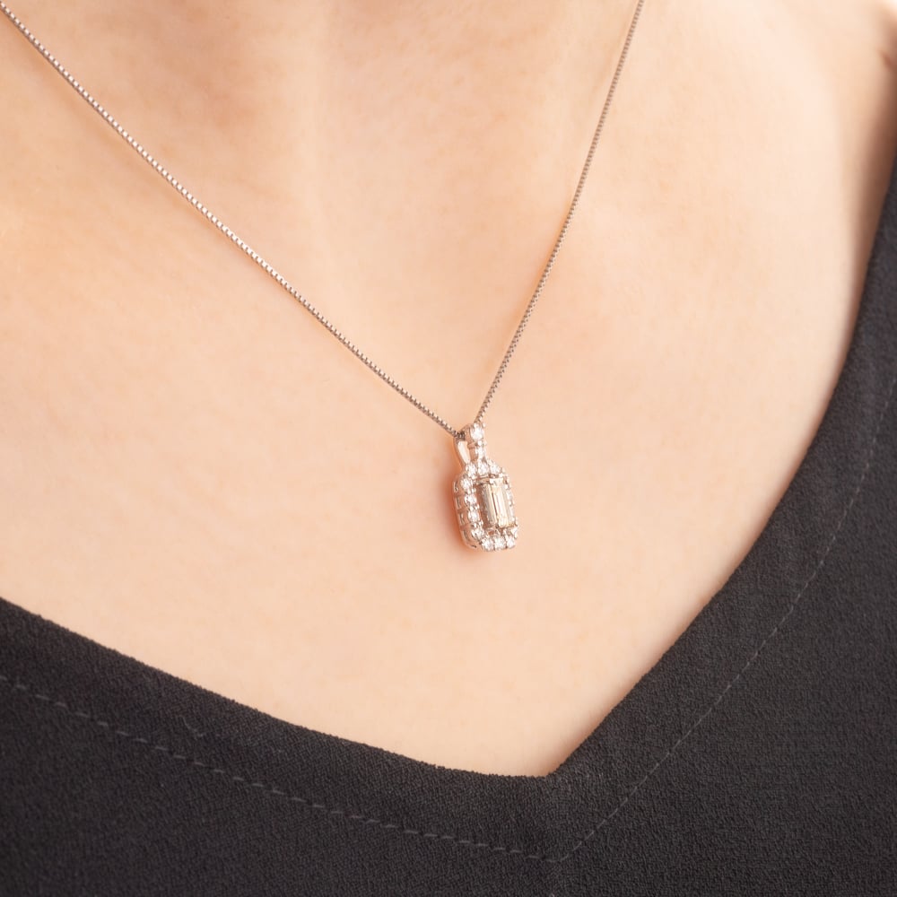 関西セレクション ダイヤモンドペンダント PT950 / 900 ダイヤモンド ペンダント 123308160007 | VERITEO