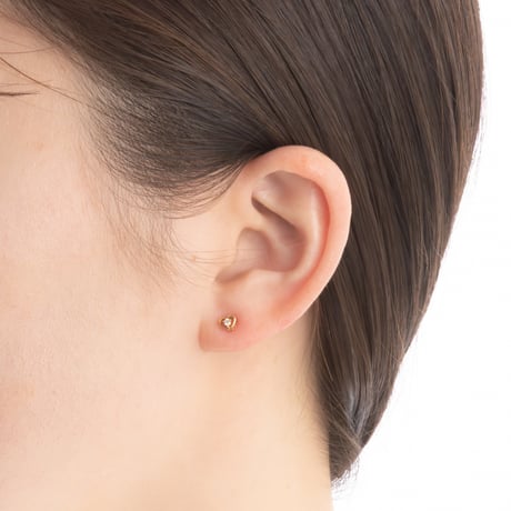 QIREINI K10YG ダイヤモンド ピアス　114640010304