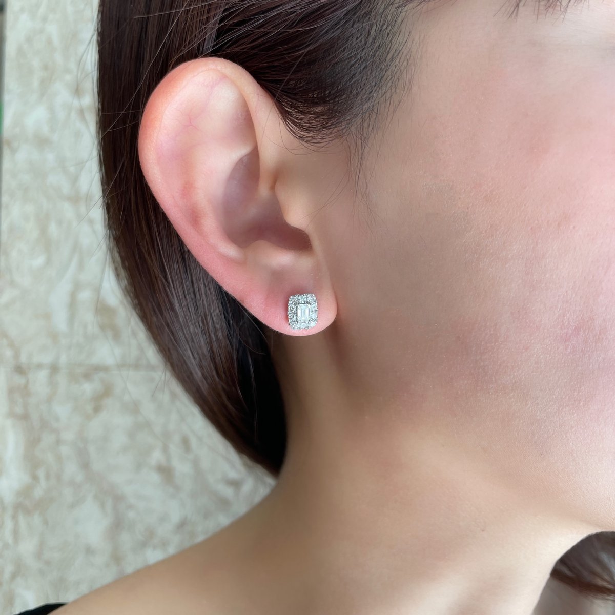 PT900ダイヤモンドピアス 122508020254 | VERITEOnline-Shop