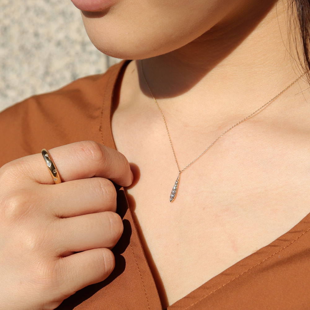 QIREINI K10YG ダイヤモンドネックレス 101708010077 | VERITE