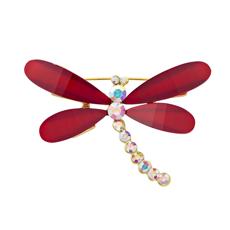 とんぼ ブローチ (レッド) 132408120015 | VERITEOnline-Shop