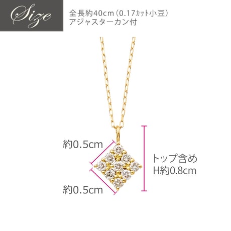 K18YG ダイヤモンド ネックレス 125208020270