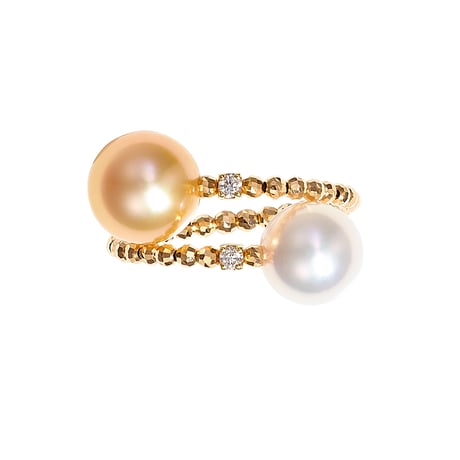 VERITE ベリテ K18WG リング 指輪 淡水パール VERITE ベリテ K18WG リング 指輪 淡水パール