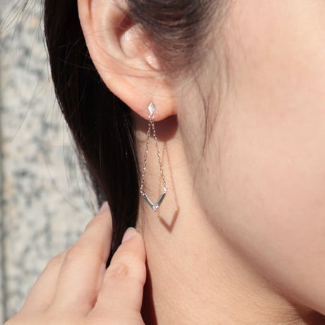 QIREINI K10YG ダイヤモンド ピアス 101708010084