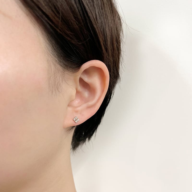 PT900 ダイヤモンド ピアス | VERITEOnline-Shop