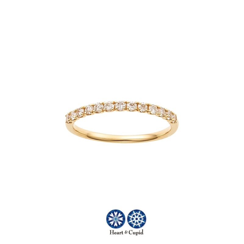 【ming♡】ベリテ　H&Cダイヤモンドリング　K18YG K18YG H&Cダイヤモンドリング