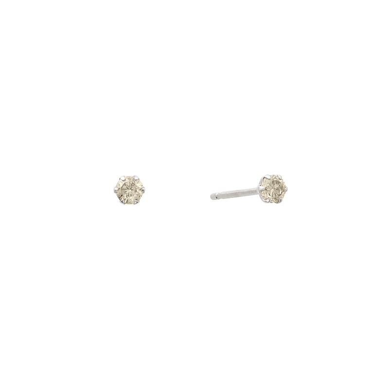 Pt900　ダイヤピアス [03-333] Pt900 ダイヤモンド ピアス 0.32ct — セルビーオンラインストア