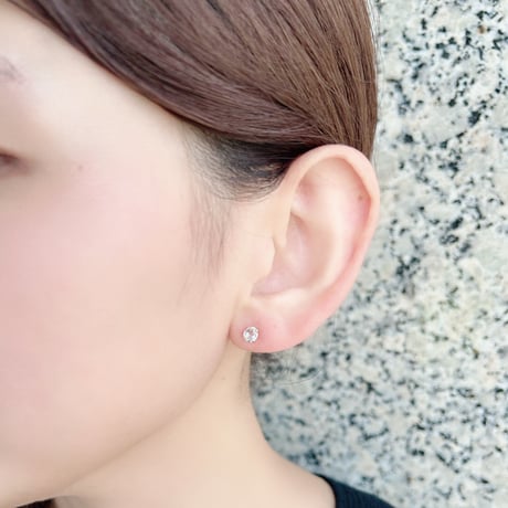 K18YG アクアマリン ピアス 137108160009