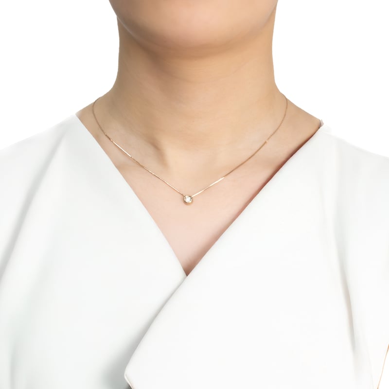 K18 WG ダイヤモンド ネックレスヘッド♡Verite k18 WG ネックレスダイヤモンド