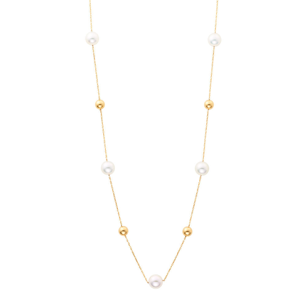 【新品同様極希少】Ｋ１８ＹＧカメオ2wayロングネックレス K18中空プリムケーブルチェーンロング ネックレス（43cm