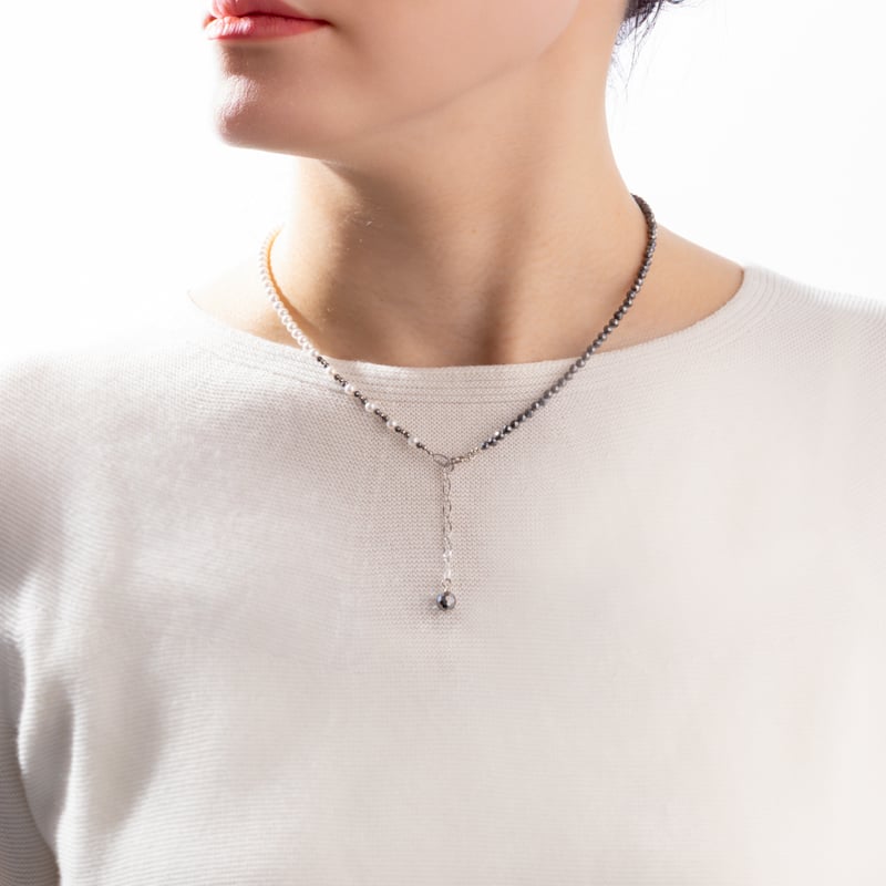 SV 淡水パール / テラヘルツ ネックレス 105208070015 | VERITEOnl