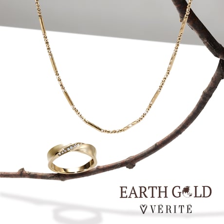 K18EARTH GOLD ダイヤモンド リング 103808080194
