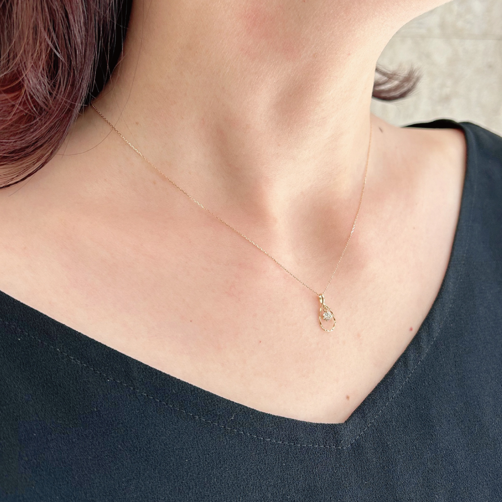 K10YGダイヤモンドネックレス | VERITEOnline-Shop｜ラグジュアリーな