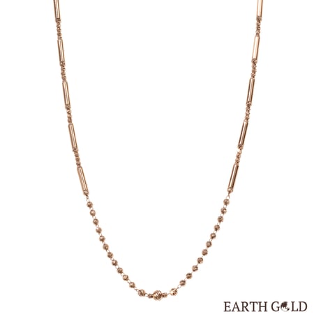 K18EARTH GOLD/ PT850 ロングネックレス 103808080142