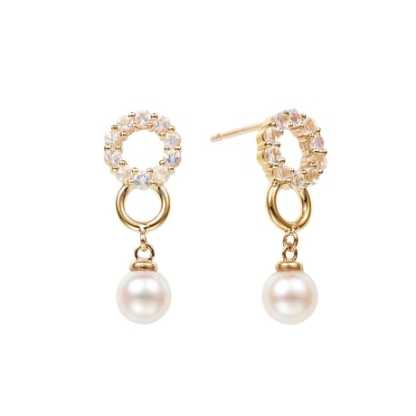 新品ベリテ verite　k10 イエローゴールドピアス ピアス K10イエローゴールド シトリン イエローサファイア スモーキー