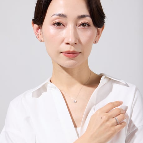 PT900 ダイヤモンド ピアス 114808020361