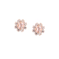 K10PG モルガナイト / キュービックジルコニア ピアス 130508060417