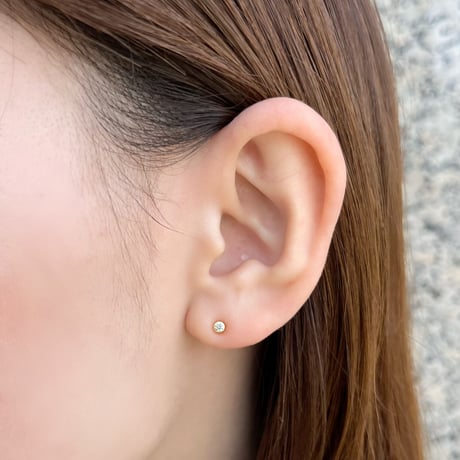 K18YG ダイヤモンド ピアス 122508020425