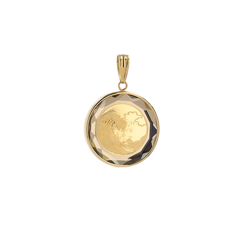 K24 / K18 葛飾北斎 メダルペンダント 403308160003 | VERITEOn