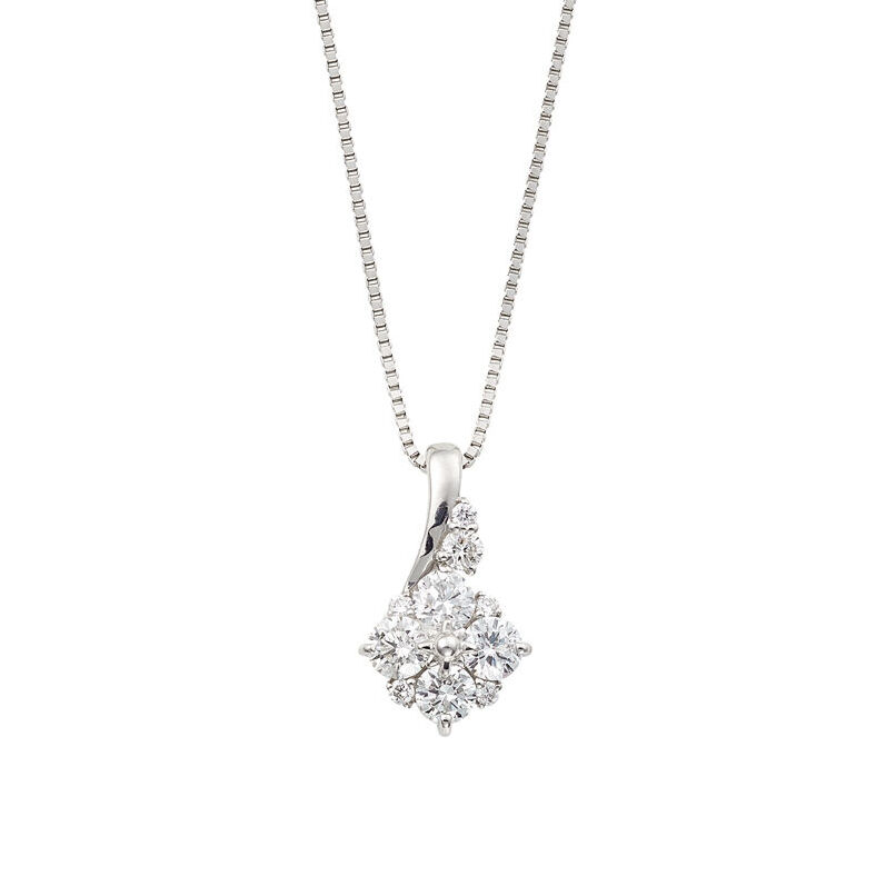 し*ん様 大粒0.98ct Pt900 / Pt850 天然ダイヤモンド ネック PT850/PT900 ダイヤモンドネックレス 113808020020 | VERITEOn