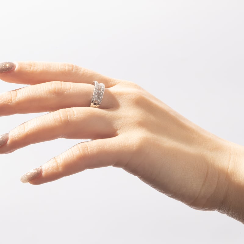 Pt900 ダイヤモンドリング PT900 ダイヤモンド リング 0.416CT - メルカリ