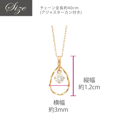 K10YG ダイヤモンド ネックレス 403508140072