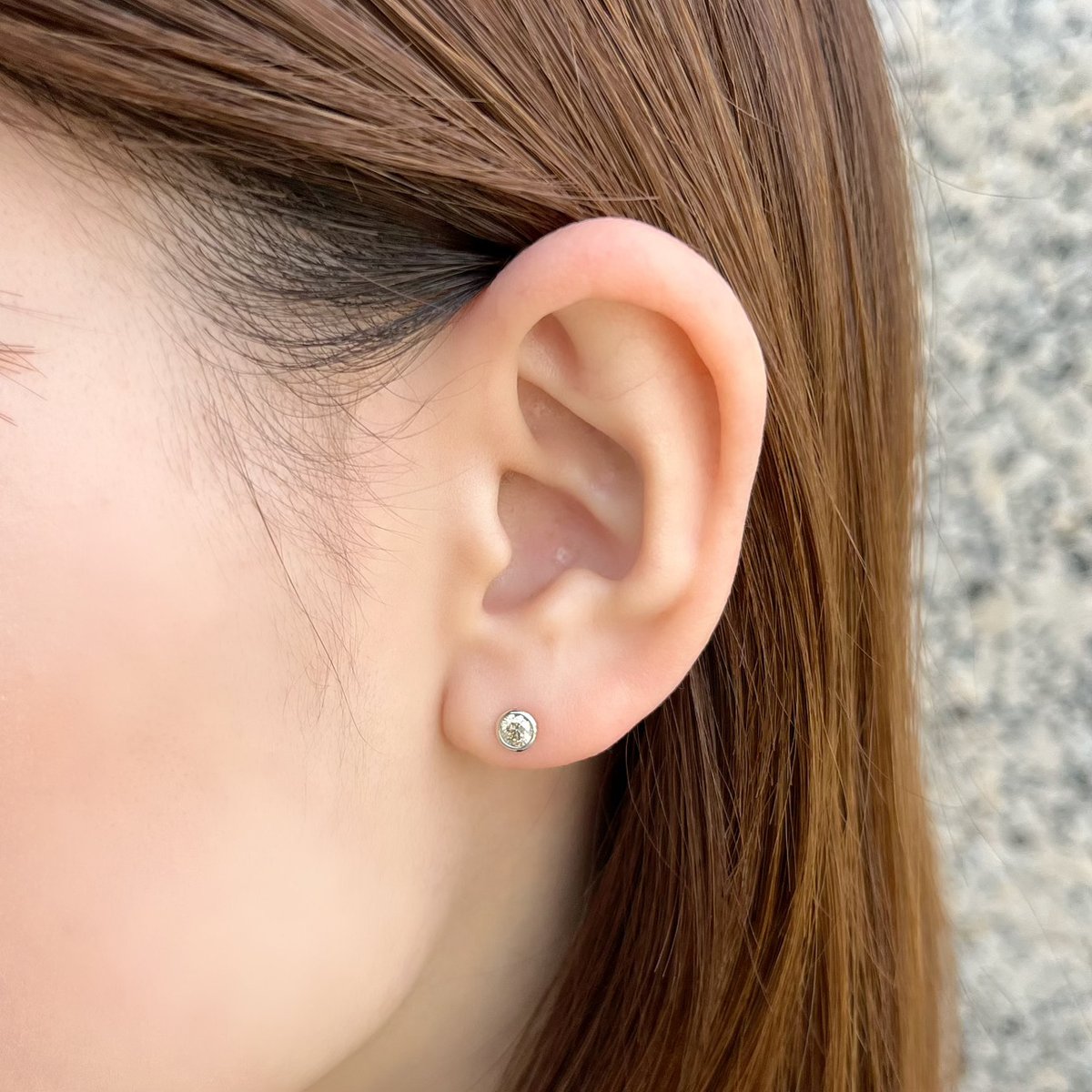 期間限定出品 PT900 ダイヤモンドピアス 0.50ct（刻印あり)ピアス - ピアス