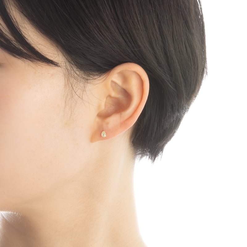 22k1pダイヤ ピアス K18YG ダイヤモンド ピアス 134508160022 | VERITEOnline-Sh