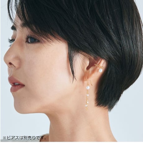 K10YG アコヤパール イヤーカフ 111708070018