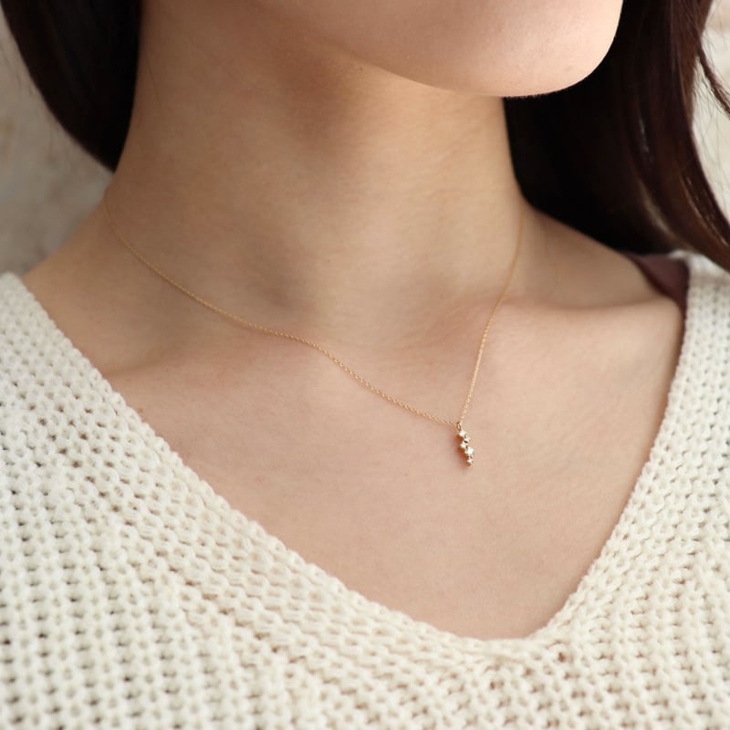 QIREINI K10YG ダイヤモンドネックレス | VERITEOnline-Shop｜ラ
